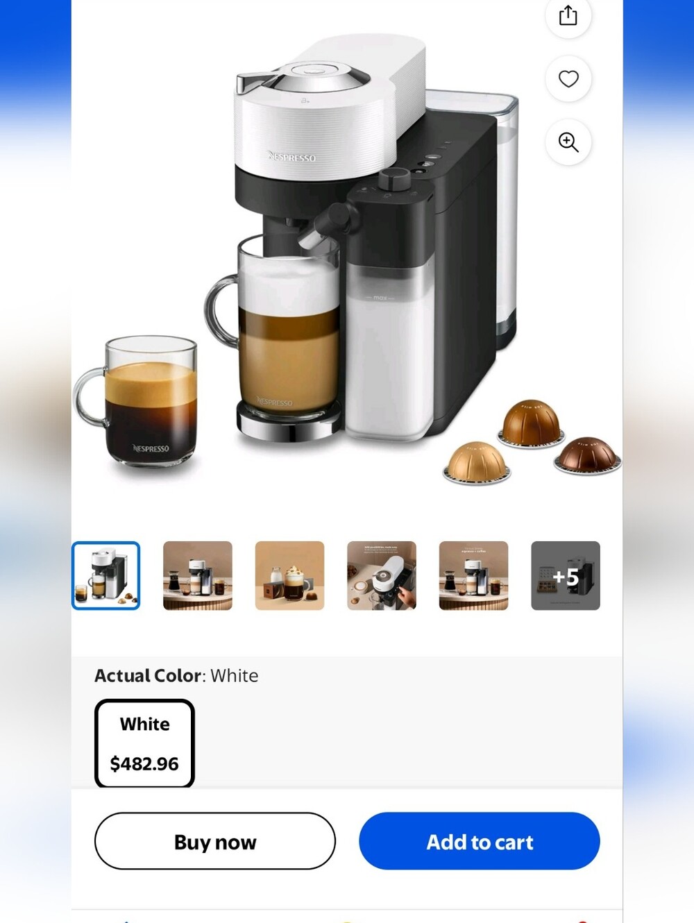 Nespresso Vertuo Lattisima by De'Longhi